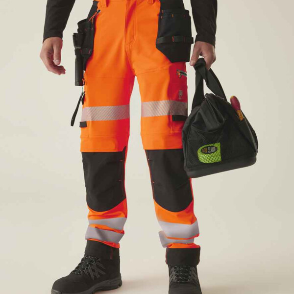 Regatta High Visibility Infiltrate Stretch Holster Trousers Thumbnail