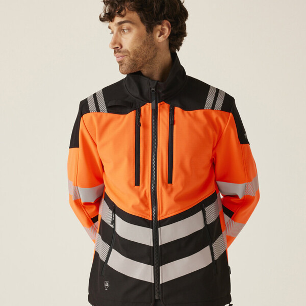 Hi-Vis X-Pro 3-Layer Softshell Jacket (Class 2) Thumbnail