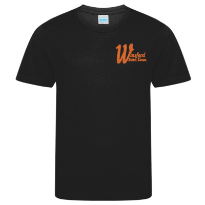 Winsford ASC Team T-Shirt –Junior (Black) Thumbnail